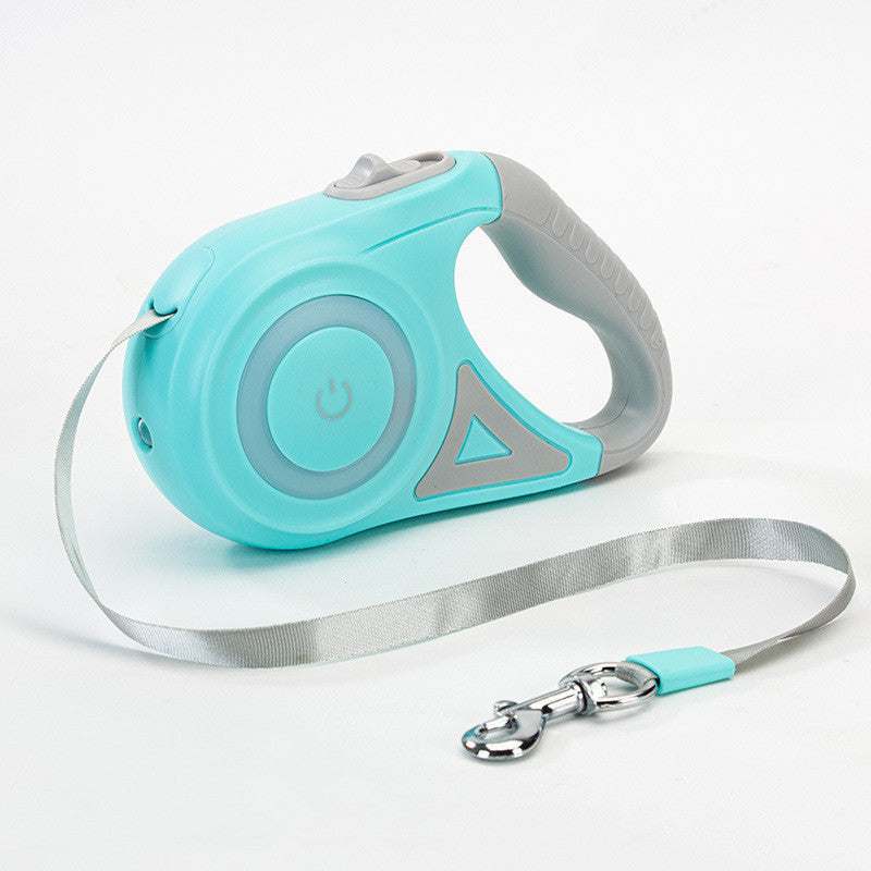Fellfreunde Rollleine – Automatische Hundeleine mit Halsband und Spotlight für kleine und mittelgroße Hunde