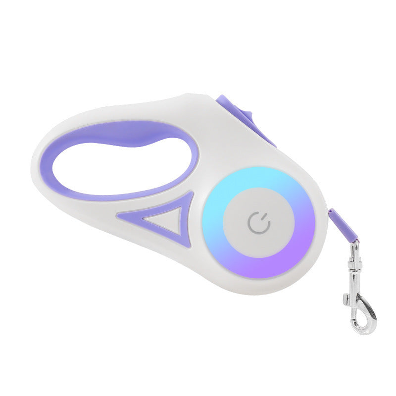 Fellfreunde Rollleine – Automatische Hundeleine mit Halsband und Spotlight für kleine und mittelgroße Hunde
