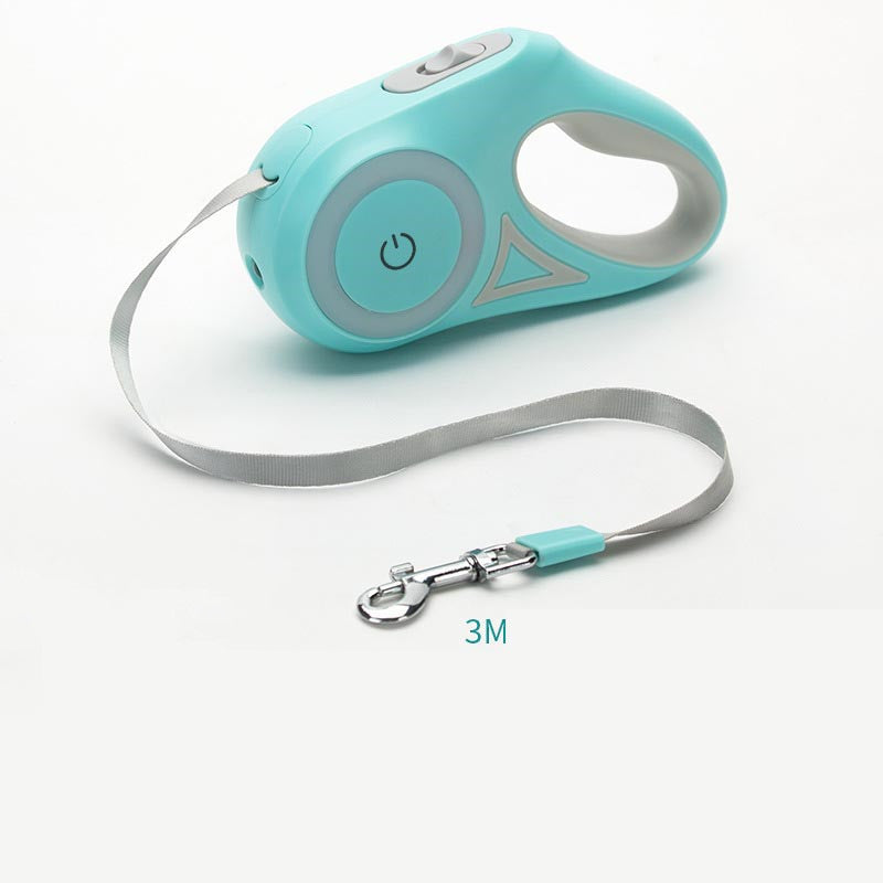 Fellfreunde Rollleine – Automatische Hundeleine mit Halsband und Spotlight für kleine und mittelgroße Hunde